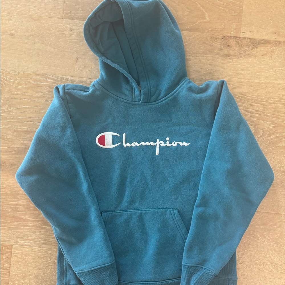 Champion Kids Blue Hoodie